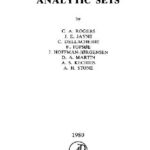 خرید و دانلود نسخه کامل کتاب Analytic sets. London school 1978