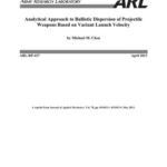 خرید و دانلود نسخه کامل کتاب Analytical approach to ballistic dispersion of projectile weapons based on variant launch velocity