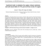 خرید و دانلود نسخه کامل کتاب Analytical Study to Minimize the Engine Exhaust Emissions and Safe Knock Limit of CNG Powered Four-Stroke SI Engine