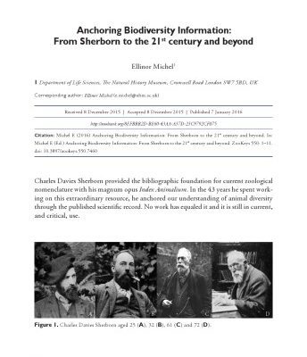 خرید و دانلود نسخه کامل کتاب Anchoring biodiversity information : from Sherborn to the 21st century and beyond