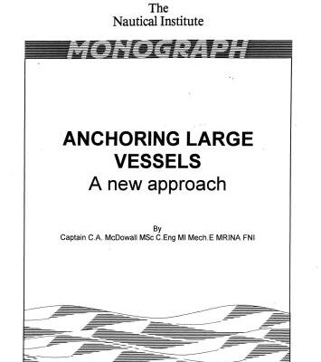 خرید و دانلود نسخه کامل کتاب Anchoring Large Vessels