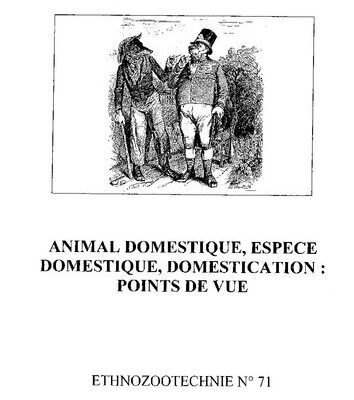 خرید و دانلود نسخه کامل کتاب Animal domestique, espèce domestique, domestication: points de vue
