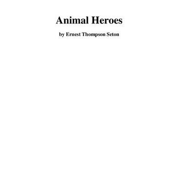 خرید و دانلود نسخه کامل کتاب Animal Heroes