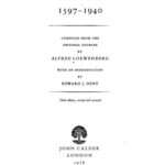خرید و دانلود نسخه کامل کتاب Annals of Opera, 1597-1940