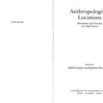 خرید و دانلود نسخه کامل کتاب Anthropological Locations: Boundaries and Grounds of a Field Science