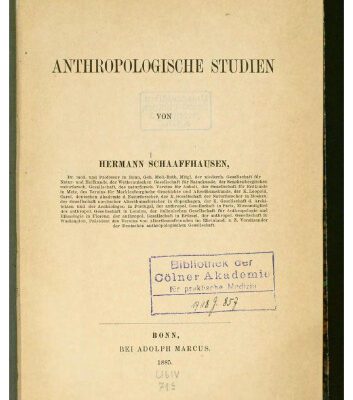 خرید و دانلود نسخه کامل کتاب Anthropologische Studien