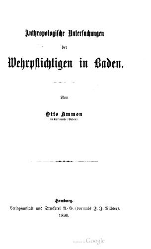 خرید و دانلود نسخه کامل کتاب Anthropologische Untersuchungen der Wehrpflichtigen in Baden_68e223eddbc9d.jpeg خرید و دانلود نسخه کامل کتاب Anthropologische Untersuchungen der Wehrpflichtigen in Baden