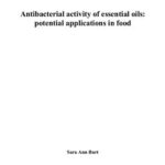 خرید و دانلود نسخه کامل کتاب Antibacterial activity of essential oils: potential applications in food