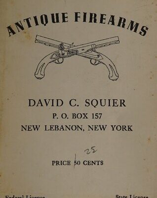خرید و دانلود نسخه کامل کتاب Antique Firearms Cataloge No. 3