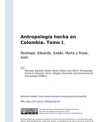خرید و دانلود نسخه کامل کتاب Antropología hecha en Colombia