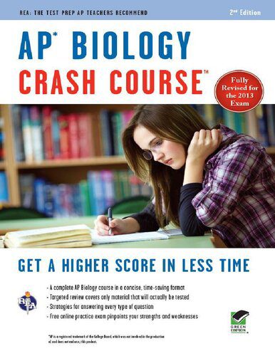 خرید و دانلود نسخه کامل کتاب AP Biology Crash Course: Get a Higher Score in Less Time_68e0fc9ebdb79.jpeg خرید و دانلود نسخه کامل کتاب AP Biology Crash Course: Get a Higher Score in Less Time