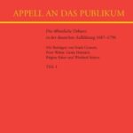 خرید و دانلود نسخه کامل کتاب Appell an das Publikum: die öffentliche Debatte in der deutschen Aufklärung 1687-1796