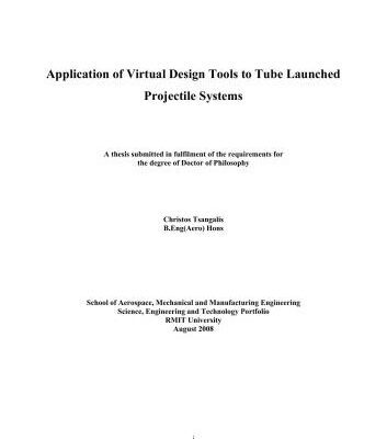 خرید و دانلود نسخه کامل کتاب Application of virtual design tools to tube launched projectile systems