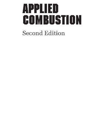 خرید و دانلود نسخه کامل کتاب Applied Combustion