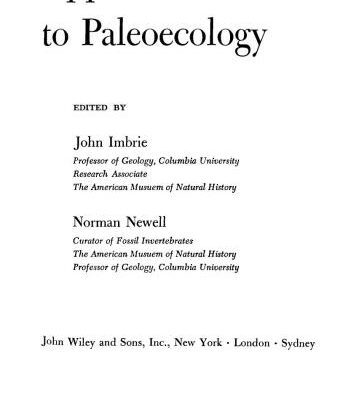 خرید و دانلود نسخه کامل کتاب Approaches to Paleoecology