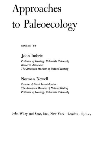 خرید و دانلود نسخه کامل کتاب Approaches to Paleoecology_68e8ae0e3a5fe.jpeg خرید و دانلود نسخه کامل کتاب Approaches to Paleoecology