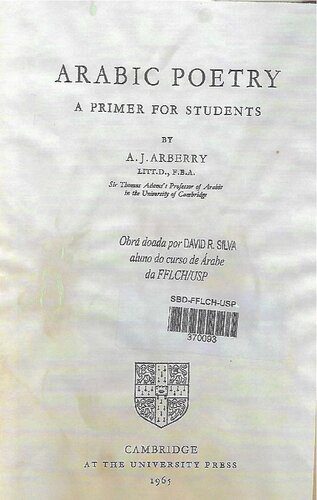 خرید و دانلود نسخه کامل کتاب Arabic Poetry: A Primer for Students (Introduction only)_68e21c8f49832.jpeg خرید و دانلود نسخه کامل کتاب Arabic Poetry: A Primer for Students (Introduction only)