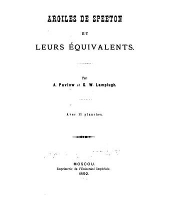خرید و دانلود نسخه کامل کتاب Argiles de Speeton et leurs équivalents