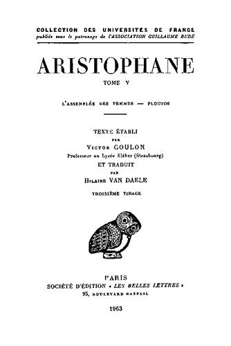 خرید و دانلود نسخه کامل کتاب Aristophane, Tome V: L’Assemblée des Femmes – Ploutos_68dfde6c1cd37.jpeg خرید و دانلود نسخه کامل کتاب Aristophane, Tome V: L’Assemblée des Femmes – Ploutos