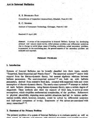 خرید و دانلود نسخه کامل کتاب Art in Internal Ballistics