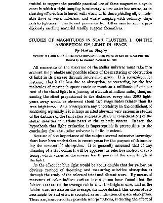خرید و دانلود نسخه کامل کتاب [Article] Studies of Magnitudes in Star Clusters I. On the Absorption of Light in Space (1915)(en)(4s)