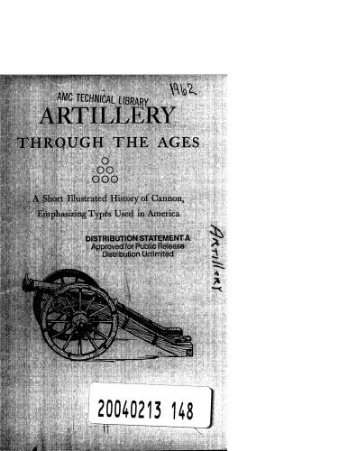خرید و دانلود نسخه کامل کتاب Artillery through the ages; a short illustrated history of cannon, emphasizing types used in America_68efa7f3f1666.jpeg خرید و دانلود نسخه کامل کتاب Artillery through the ages; a short illustrated history of cannon, emphasizing types used in America