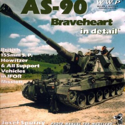 خرید و دانلود نسخه کامل کتاب AS-90 Braveheart in Detail – British 155mm SP Howitzer & All Support Vehicles in IFOR Mission – Photo Manual for Modellers No. 8 – Present Vehicle Line No. 8