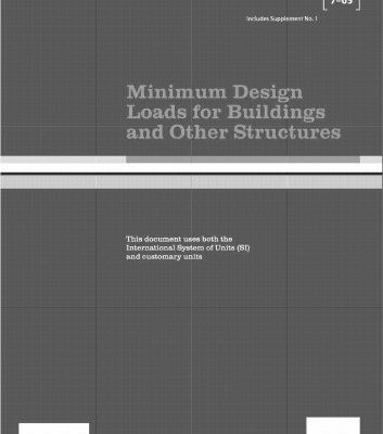 خرید و دانلود نسخه کامل کتاب asce 7-05 minimum design loads for buildings and other structures