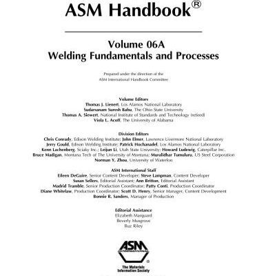 خرید و دانلود نسخه کامل کتاب ASM Metals HandBook Vol. 6A – Welding Fundamentals and Processes
