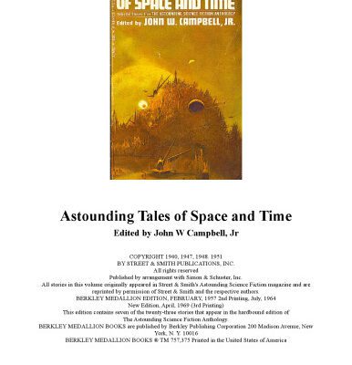 خرید و دانلود نسخه کامل کتاب Astounding Tales of Space and Time