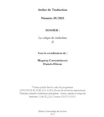 خرید و دانلود نسخه کامل کتاب Atelier de traduction