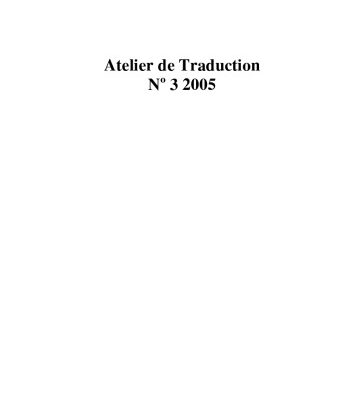 خرید و دانلود نسخه کامل کتاب Atelier de traduction