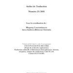 خرید و دانلود نسخه کامل کتاب Atelier de traduction