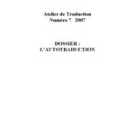 خرید و دانلود نسخه کامل کتاب Atelier de traduction