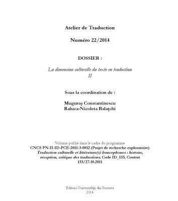 خرید و دانلود نسخه کامل کتاب Atelier de traduction