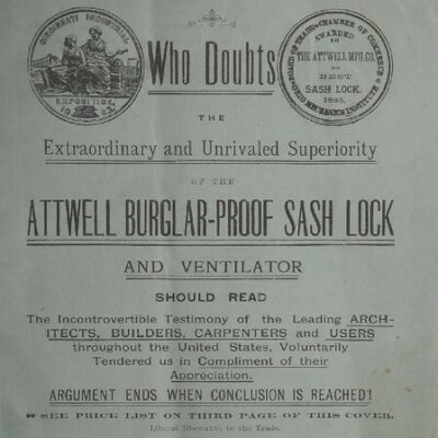 خرید و دانلود نسخه کامل کتاب Attwell Manufacturing Company Catalog 1883