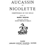 خرید و دانلود نسخه کامل کتاب Aucassin et Nicolette, chantefable du XIIIe siècle