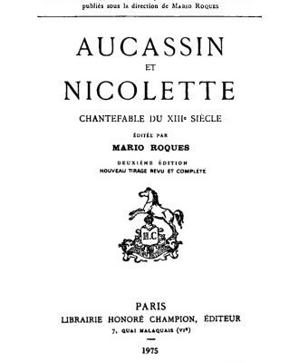 خرید و دانلود نسخه کامل کتاب Aucassin et Nicolette, chantefable du XIIIe siècle