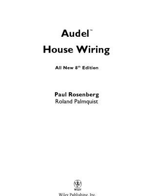 خرید و دانلود نسخه کامل کتاب Audel: House Wiring