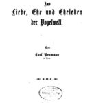 خرید و دانلود نسخه کامل کتاب Aus Liebe, Ehe und Eheleben der Vogelwelt