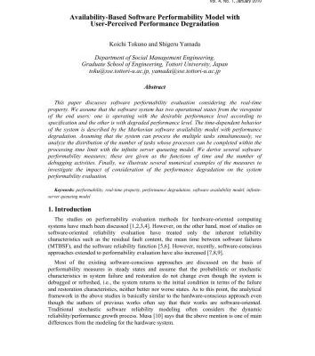 خرید و دانلود نسخه کامل کتاب Availability-Based Software Performability Model with User-Perceived Performance Degradation