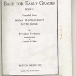 خرید و دانلود نسخه کامل کتاب Bach for early grades. Book 1