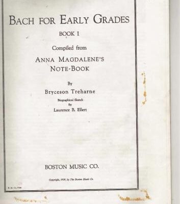 خرید و دانلود نسخه کامل کتاب Bach for early grades. Book 1