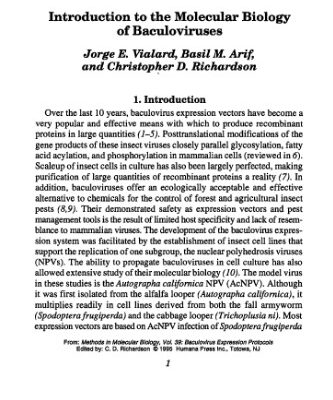 خرید و دانلود نسخه کامل کتاب Baculovirus Expression Protocols.djvu