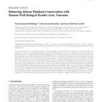 خرید و دانلود نسخه کامل کتاب Balancing African Elephant Conservation with Human Well-Being in Rombo Area, Tanzania