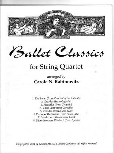 خرید و دانلود نسخه کامل کتاب Ballet Classics for String Quartet_68df47fc30829.jpeg خرید و دانلود نسخه کامل کتاب Ballet Classics for String Quartet