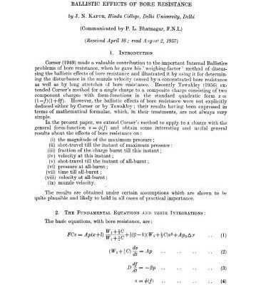 خرید و دانلود نسخه کامل کتاب Ballistic effects of bore resistance
