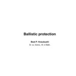 خرید و دانلود نسخه کامل کتاب Ballistic protection