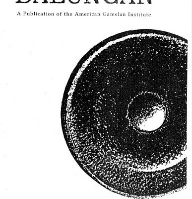 خرید و دانلود نسخه کامل کتاب Balungan Gamelan Journal