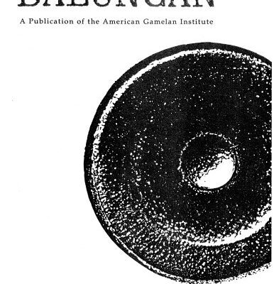 خرید و دانلود نسخه کامل کتاب Balungan Gamelan Journal